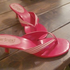 NEW Bay Studio Red Size 8.5 sandals/heels